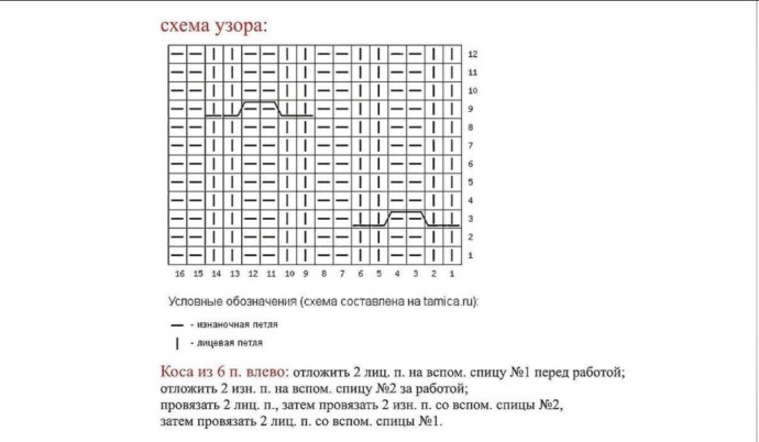 Носки с объемными косами