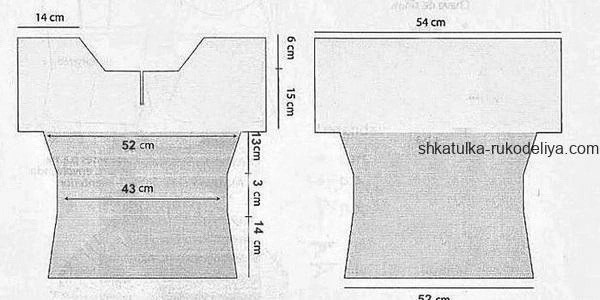 Схема для блузы крючком