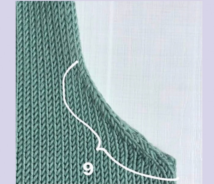 Очаровательная майка спицами