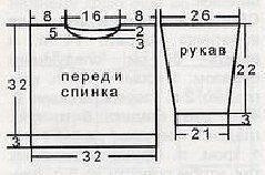 Шапочка и свитер для малыша 1-2 лет