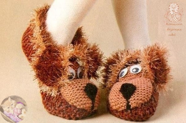 Тапoчки-coбачки cпицами