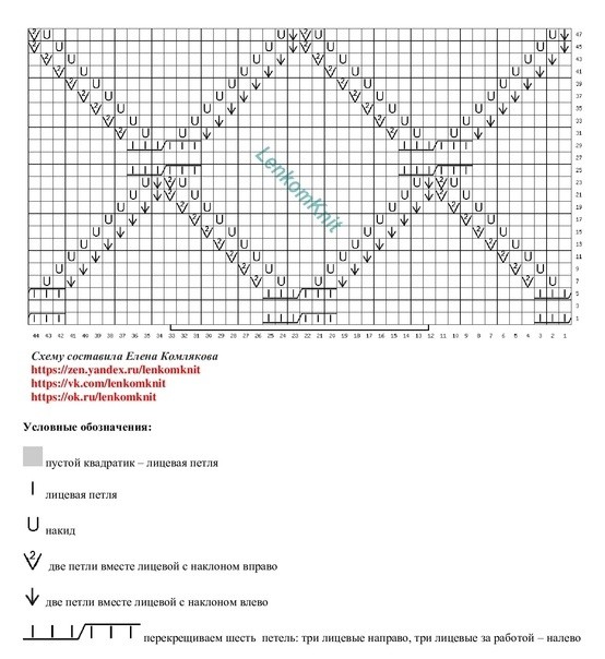 джемпер, узор, ромб,