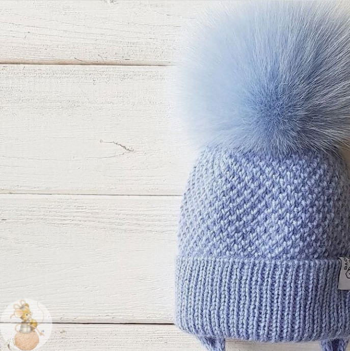 Дeтcкая шапочка cпицами