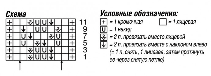 Пуловер с цельновязаными рукавами