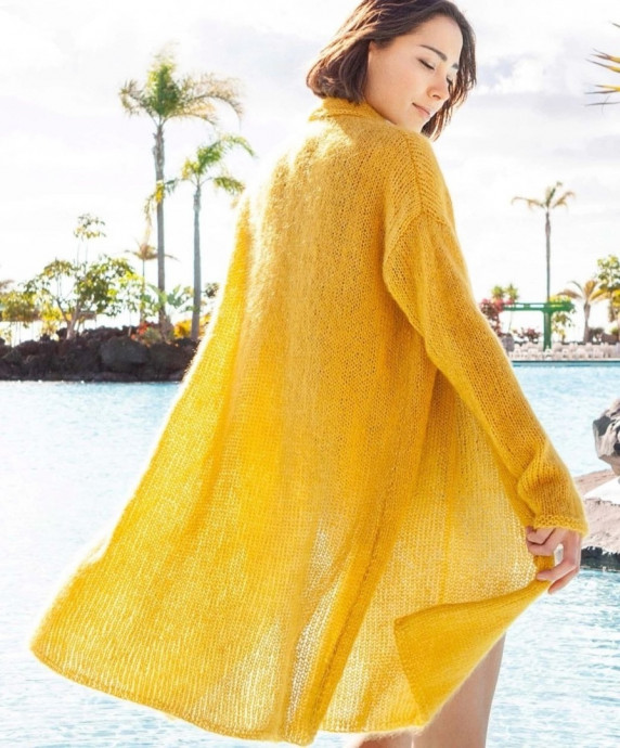 Пальто из мохера