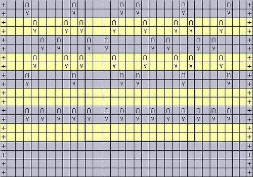 Мужской шарф спицами