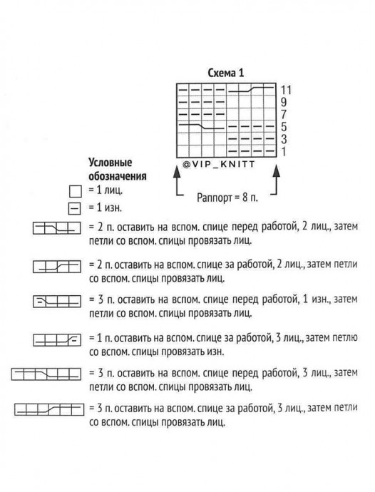 Интересный топ спицами