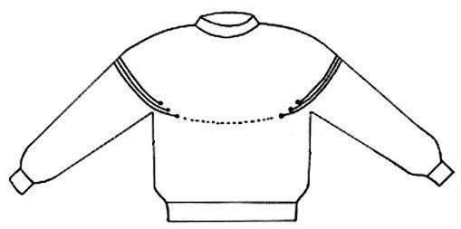 Как связать джемпер с круглой кокеткой