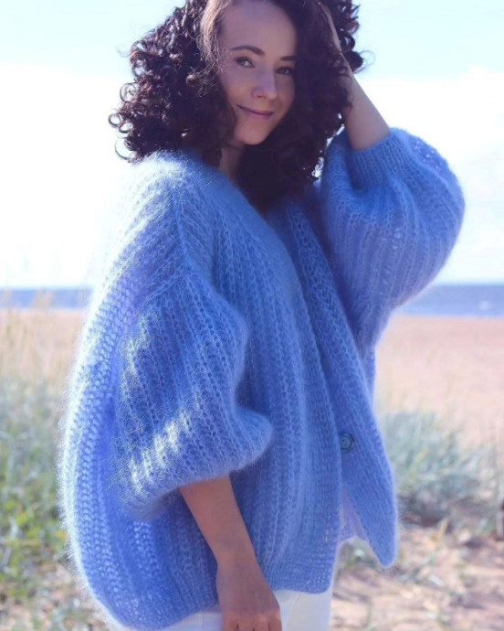 Кардиган спицами