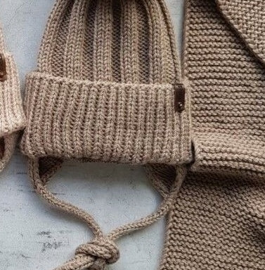 Описание красивого зимнего комплекта