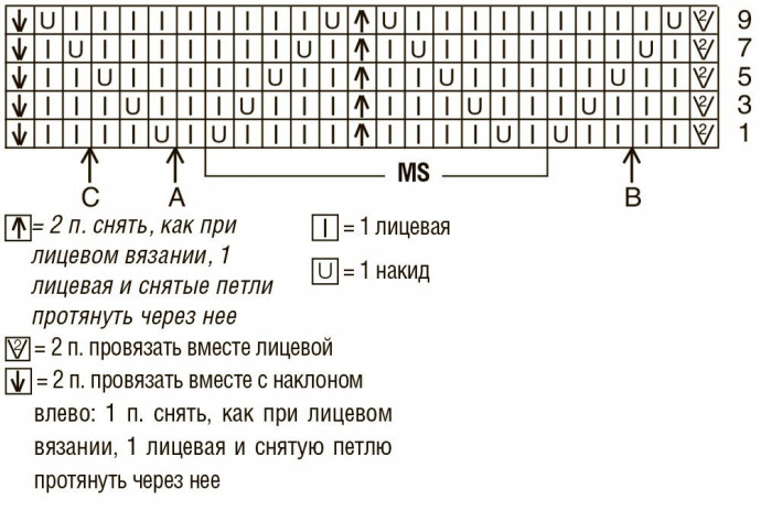 Мохеровый джемпер с ажурным узором