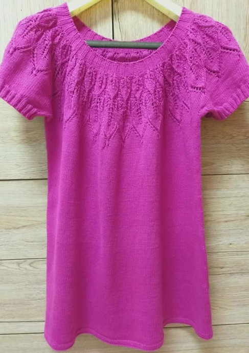 Туника ягодного цвета