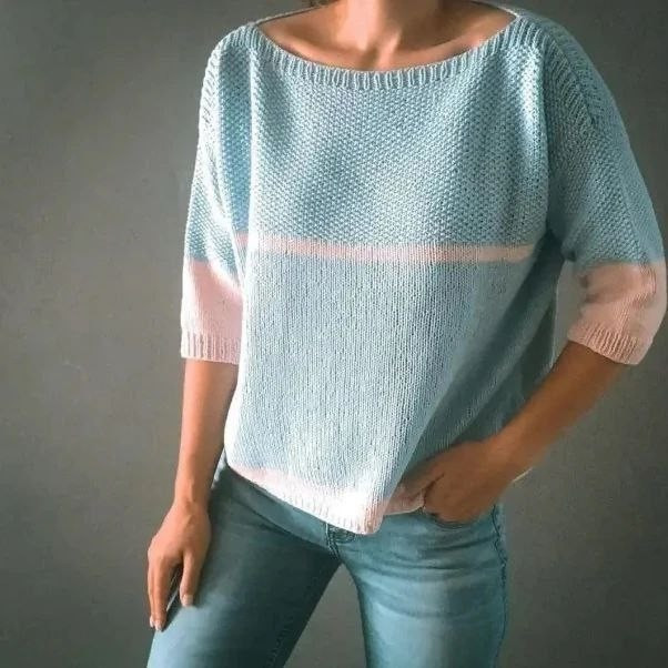 Джемпер из YarnArt Jeans