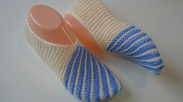 Простые следки спицами