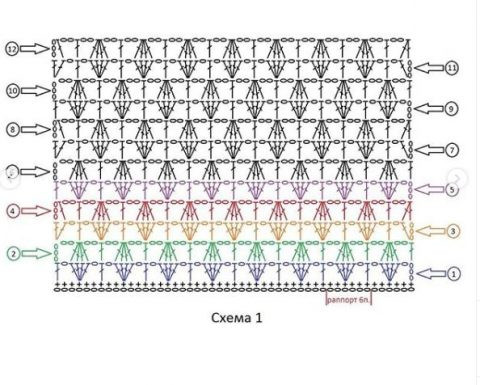 Летний топ крючком