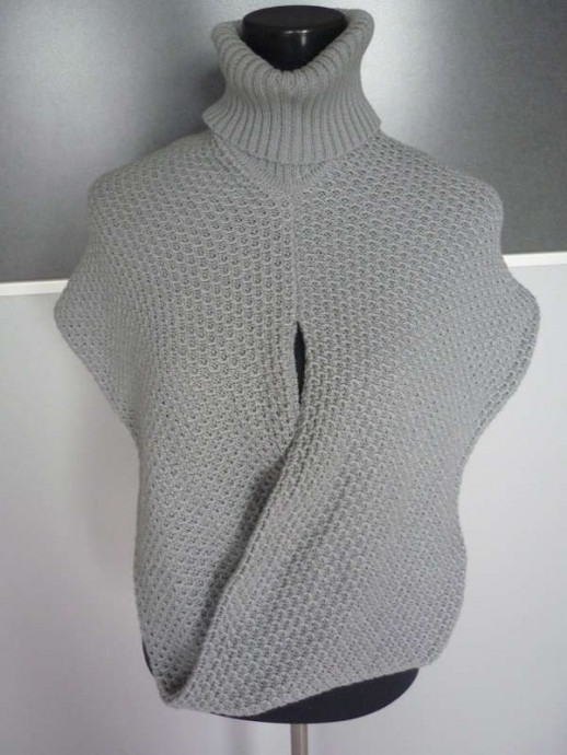 Шарф-капюшон с воротником