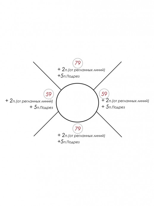 Красная паутинка из мохера