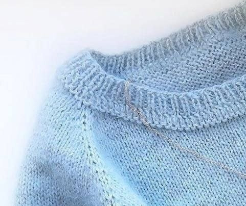 Пушистый свитер из Gazzal Baby Wool