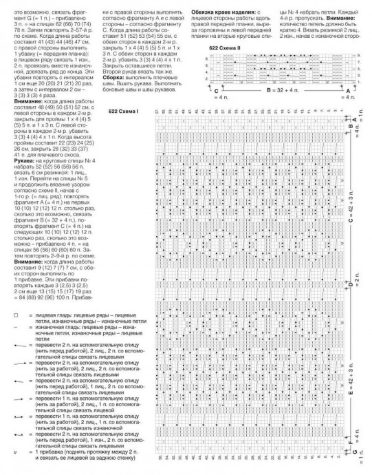 Мужской кардиган с арановым узором