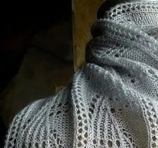 Ажурный шарф спицами: легко и красиво.