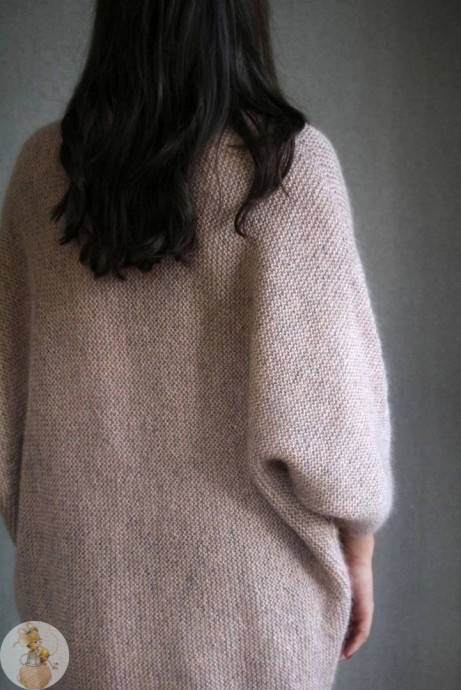 Шикаpный тeплый вязаный каpдиган