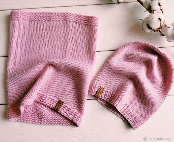 Как связать шапку бини. МК