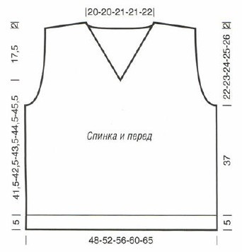 Мужская безрукавка с жаккардовым узором спицами