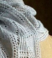 Ажурный шарф спицами: легко и красиво