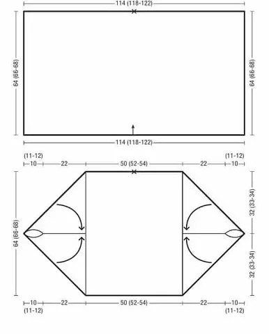 Жакет с ажурным шалевым воротником
