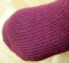 Как вязать пяточку "Сердечко"