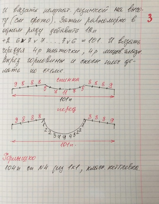 Лаконичный свитер спицами