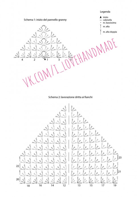 Джемпер Arrow крючком от дизайнеров Laines du Nord - стильная геометрия в каждом стежке