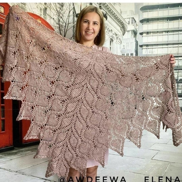 Шаль крючком: простой способ связать уютный аксессуар