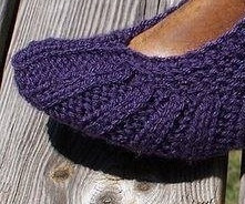 Вязаные спицами следки