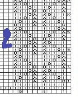 Летний топ спицами