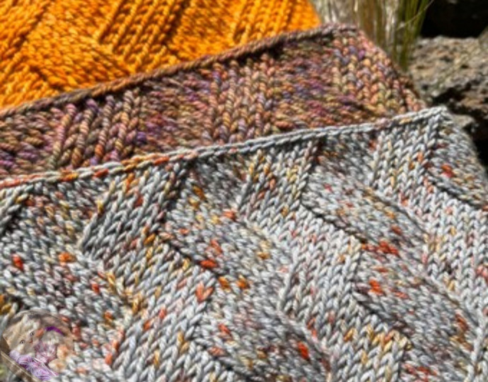 Опиcaниe вязaния узopa пapкeт cпицaми &ndash; пepвый вapиaнт