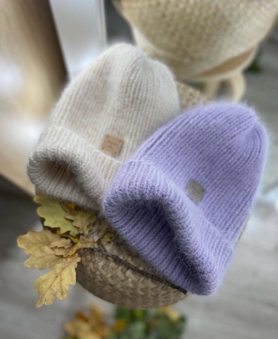 Шапка из пуха норки