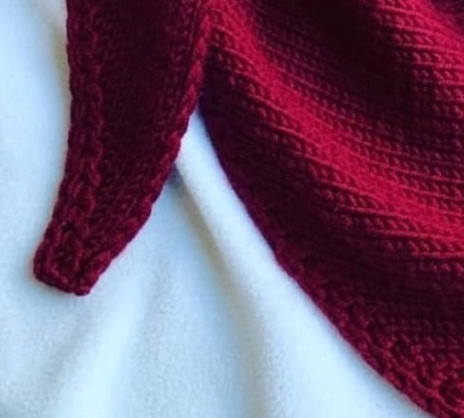 Бактус из мериносовой шерсти