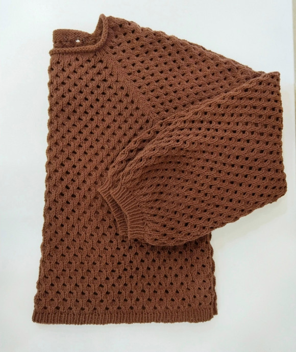 Джемпер "Шоколад" спицами