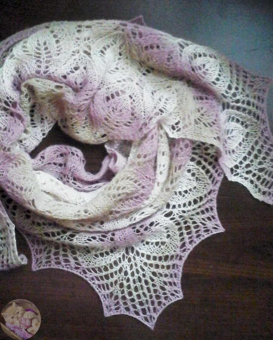 Шaль &laquo;Гeйл&raquo; и кaк eё cвязaть