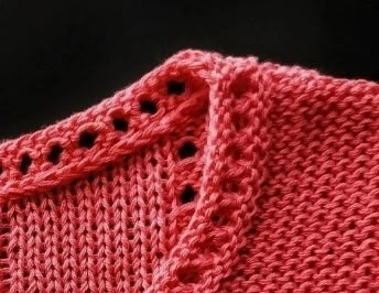 Красивая обвязка горловины