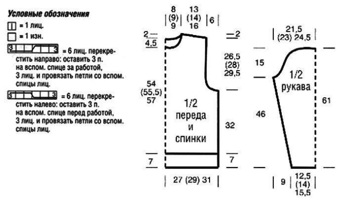 Мужской пуловер "Морские узлы"