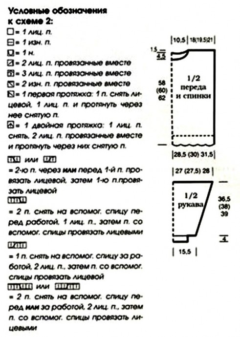 Оливковый пуловер спицами