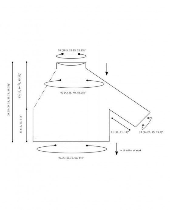 Интересный свитер-пончо Cedar Point