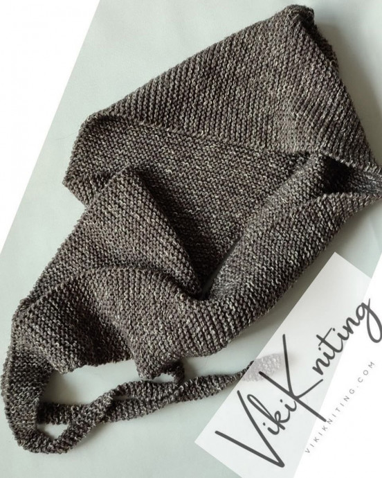 Капюшон-шарф с завязками