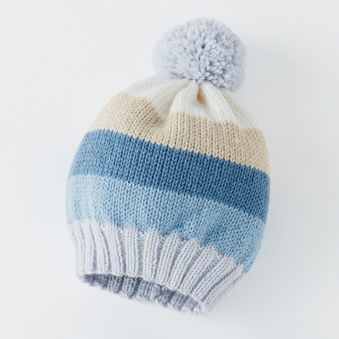 Детская шапочка в полоску