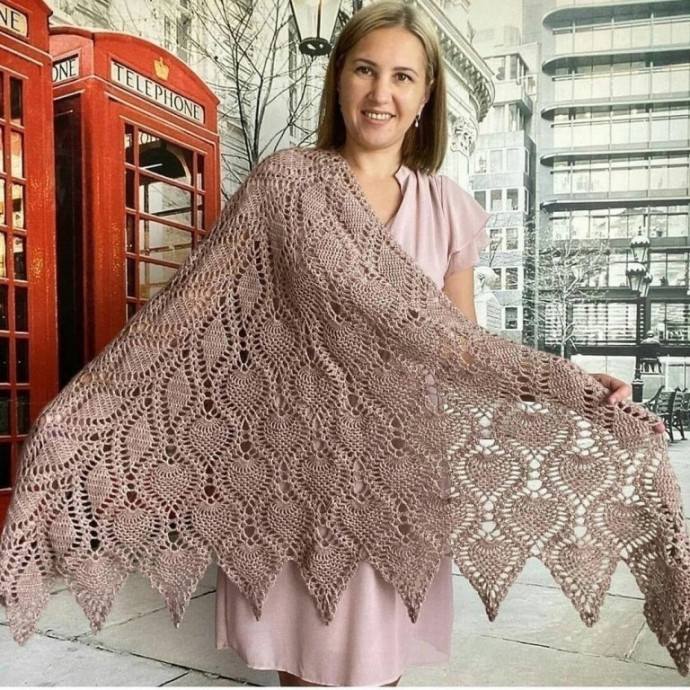 Шаль крючком: простой способ связать уютный аксессуар