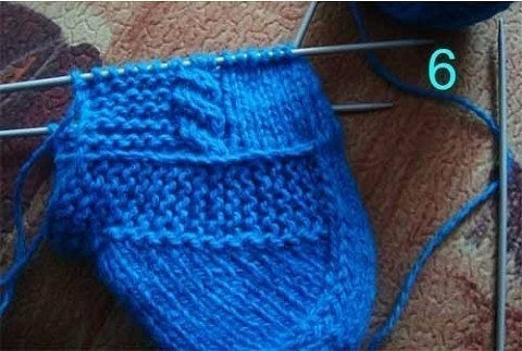 Тапочки без швов