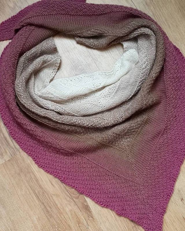 Вязание шарфа спицами для девочки