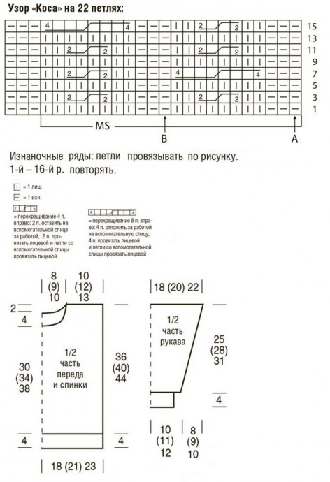 Пуловер для мальчика, вяжем спицами